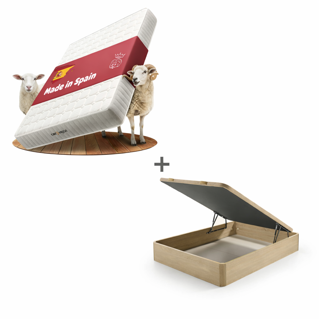 Pack Colchón Confort Cerovejas + Canapé